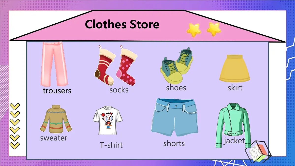 新译林版初中英语七年级上册 7A U6 My clothes,my style Welcome 课件第4页