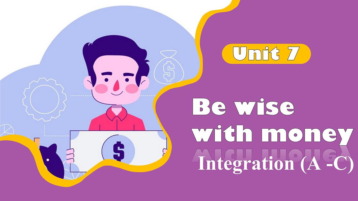 新译林版初中英语七年级上册 7A U7 Be wise with money Integration(A-C) 课件第1页