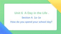初中人教版(2024)Unit 6 A Day in the Life Section A评课课件ppt
