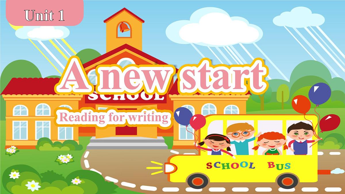 2025年外研版七年级英语上册Unit 1 A new start Developing ideas(Reading for writing)(课件)第1页