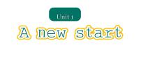 初中英语外研版（2024）七年级上册（2024）Unit 1 A new start教学ppt课件