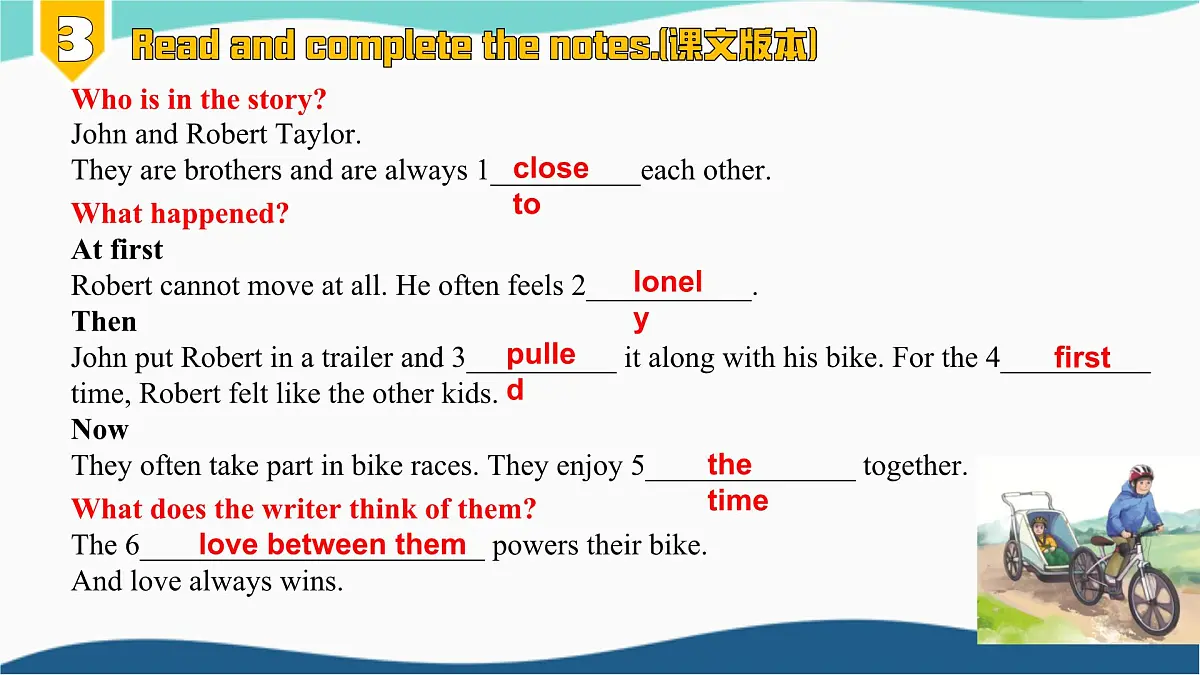 2025年外研版七年级英语上册Unit 3 Family ties Developing ideas(Reading for writing)(课件)第8页