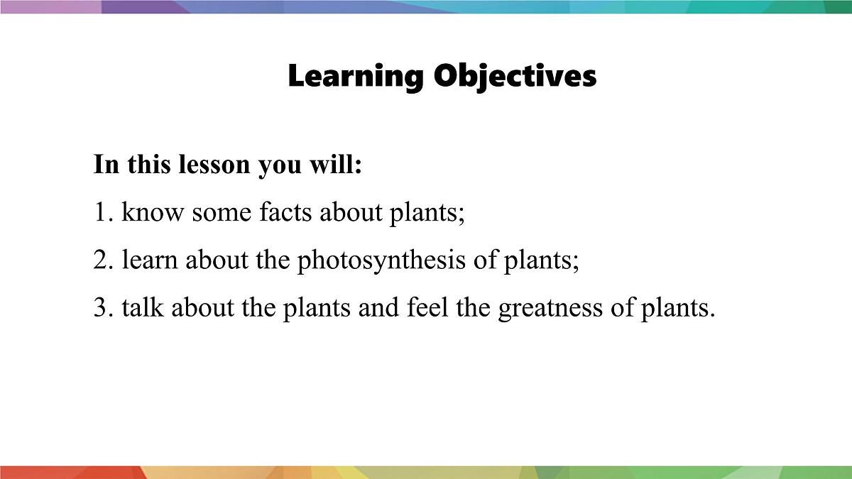 2025年外研版七年级英语上册Unit 6 The power of plants Lesson 1(课件)第2页