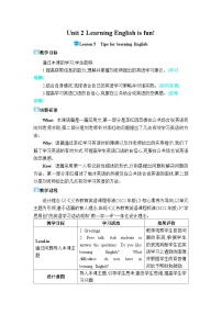 英语冀教版（2024）Lesson 5 Tips for learning English精品教学设计
