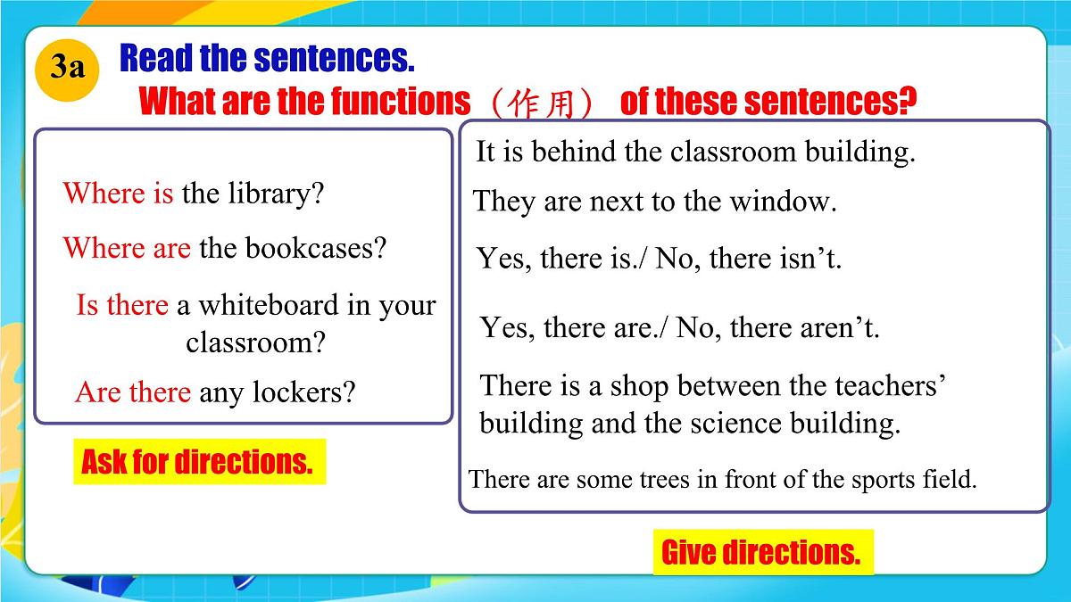 人教版英语七年级上册Unit3 《My school! 》SectionA Grammar focus课件第7页