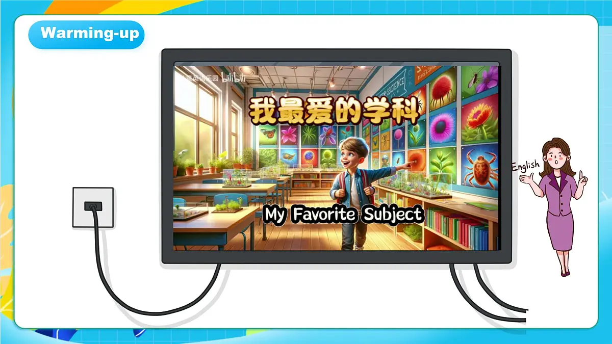 人教版英语七年级上册Unit4 《My favorite subject!》 SectionB 2a-2b&Project课件第3页