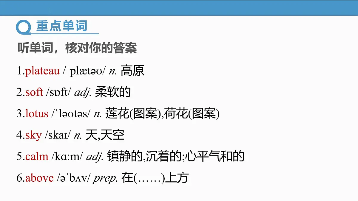 2025 新外研版英语 七下 U5 Understanding ideas 知识点汇总课件PPT第2页