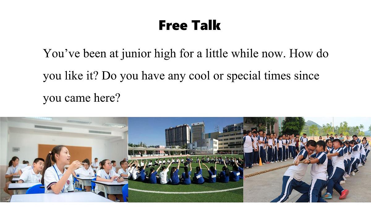 2025年秋外研七年级英语上册Unit 1 A new start Lesson 5 Presenting ideas(课件)第3页