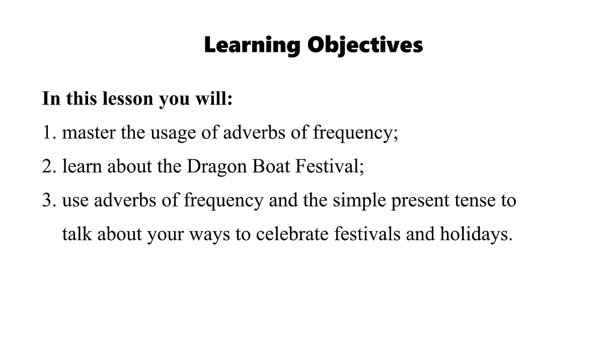 2025年秋外研七年级英语上册Unit 4 Time to celebrate Lesson 2 Grammar(课件)第2页