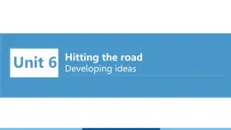 2025 新版外研社英語(yǔ)七下Unit 6 Developing ideas 教案-知識(shí)點(diǎn)總結(jié) PPT版（可編輯）
