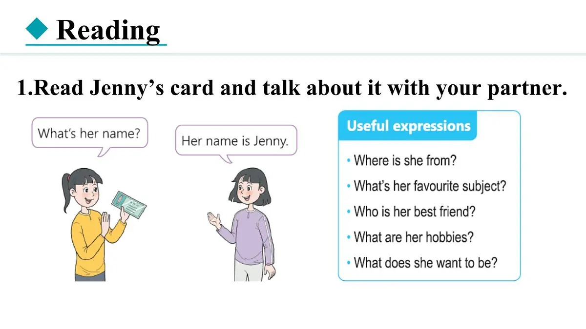2025年冀教版七年级英语上册Unit 3 All about me 5. Lesson 5(课件)第3页