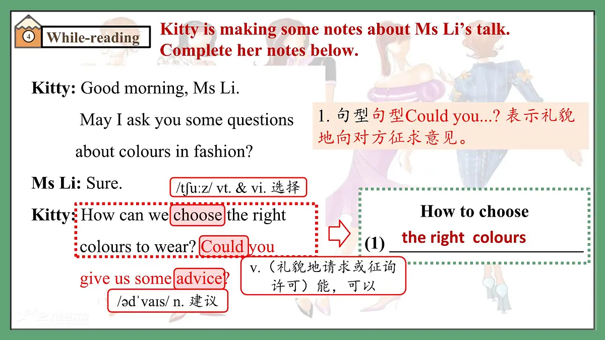 译林版2024版七年级上册英语Unit 6 My clothes, my style(第2课时)Reading(课件)第8页