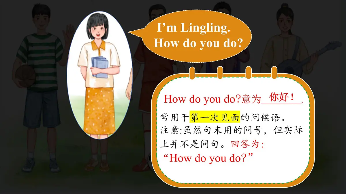 Unit 1 Lesson 1 Listening & Speaking课件-仁爱科普(2024)版英语七年级上册第6页