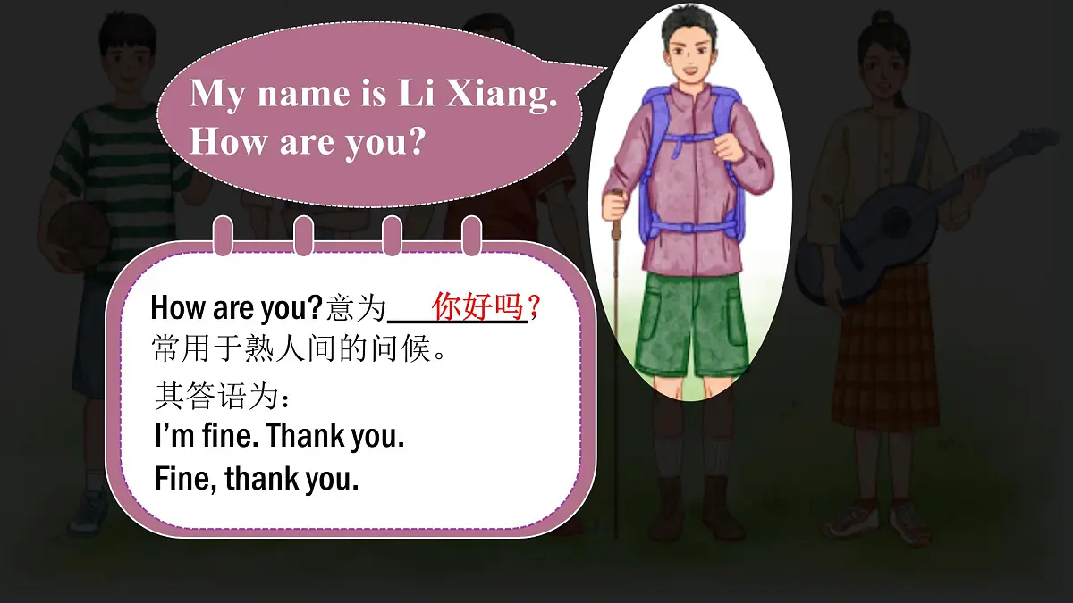 Unit 1 Lesson 1 Listening & Speaking课件-仁爱科普(2024)版英语七年级上册第8页