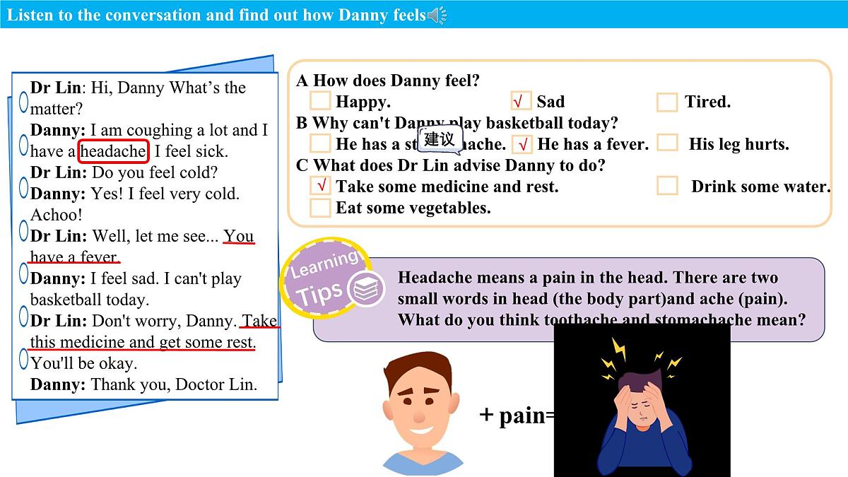 Unit 3 All about me Lesson 2 How do you feel课件第6页