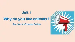 人教版（2024）七年級(jí)下冊(cè)Unit 1 Animal friends Section A Pronunciation課件
