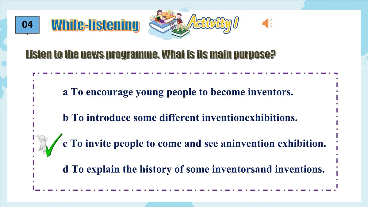 Unit 3 Make it happen Developing ideas (Listening & speaking)新教材外研版八上英语课件含音视频第8页