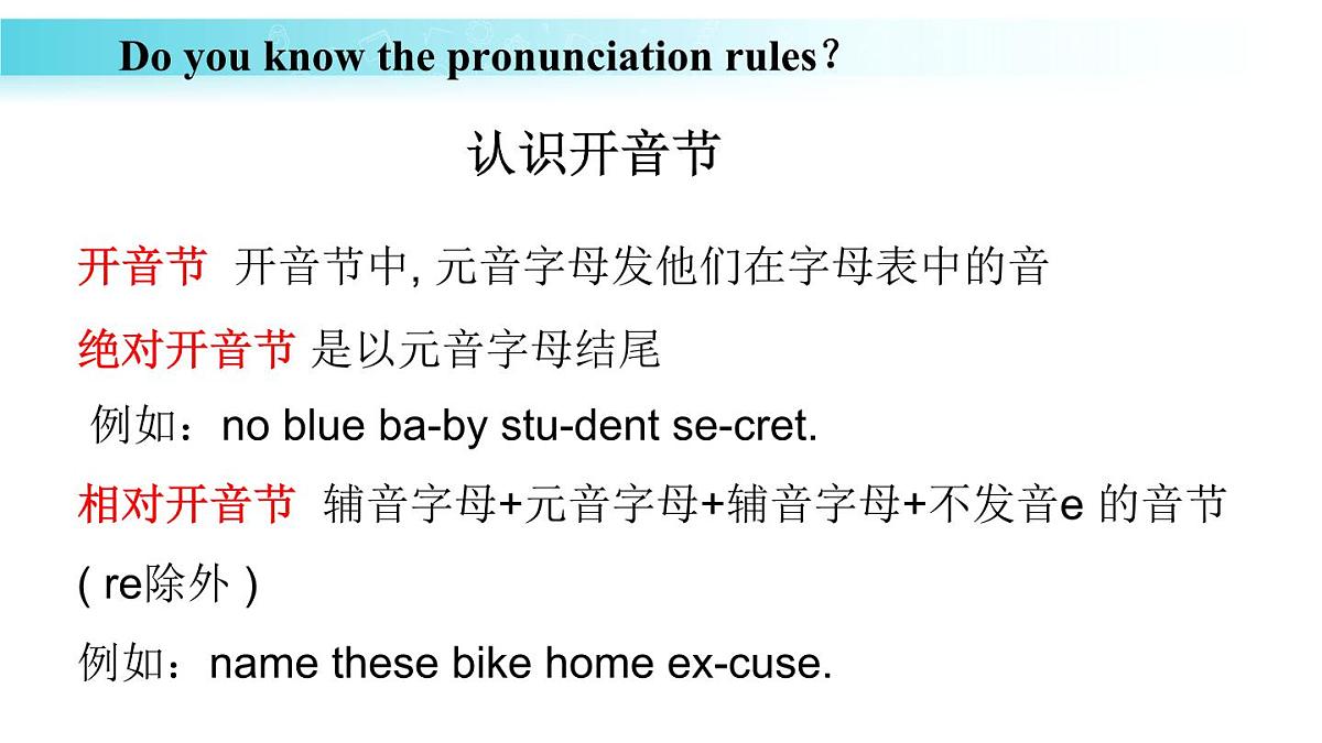 25秋(2024人教版)七年级英语上册-Starter Unit 2 课时 2 Section A(Pronunciation)(同步课件)第7页