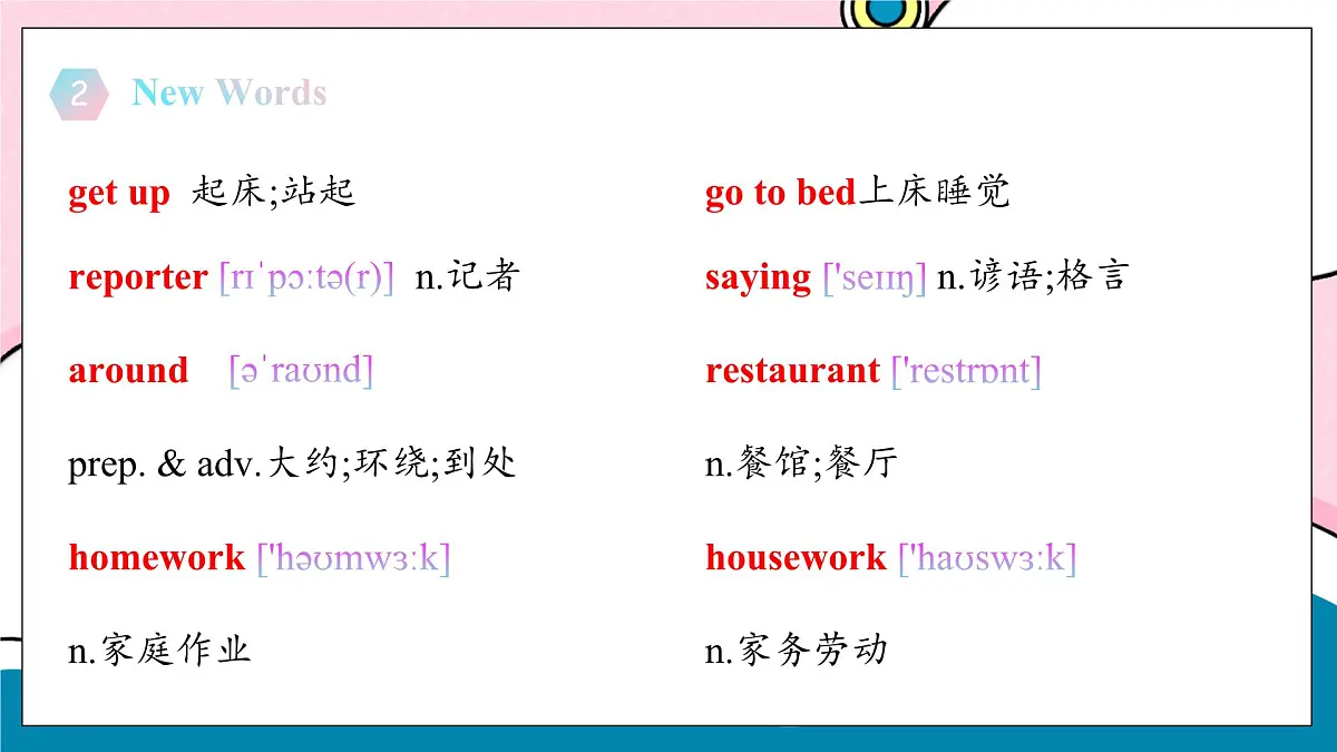 Unit 6 A Day in the Life第8页