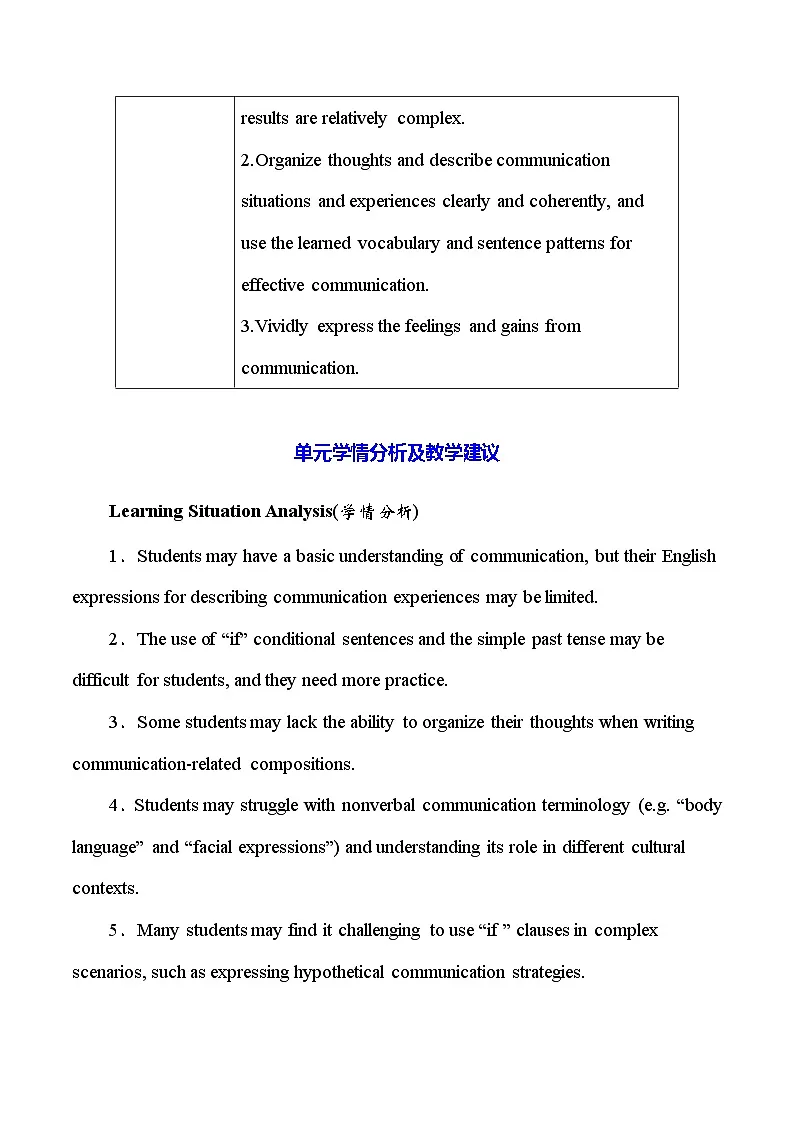 人教版(2024)八年级上册英语Unit 8 Let's Communicate! 教案(共6课时)第2页