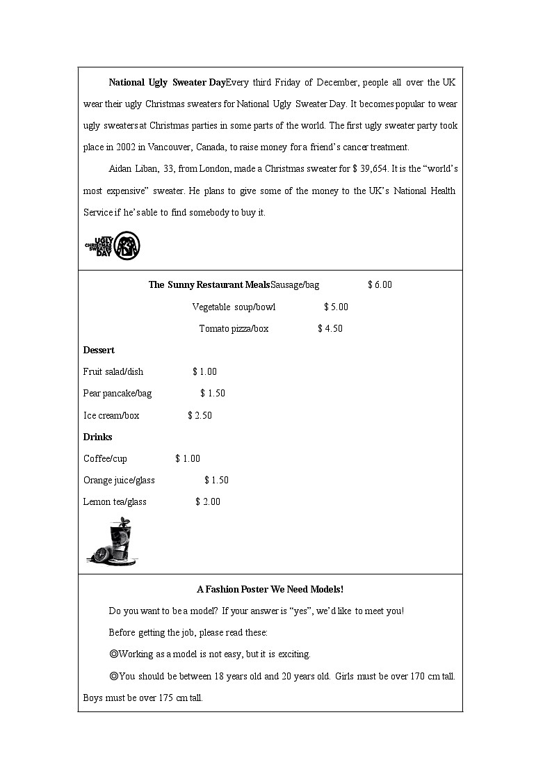 2025-2026学年山东省济南市九年级上学期期中模拟英语试题第3页