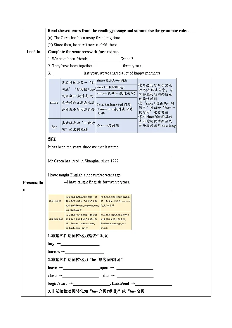初中英语外研版2024八上Unit2课时3Understanding ideas (grammar)导学案含答案第2页
