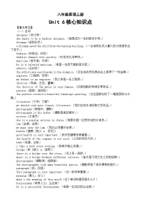 初中英语人教版(2024)八年级上册(2024)Unit 6 Plan for Yourself Section B Vocabulary in Use导学案及答案