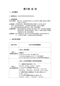 新人教版7年级英语期末复习语法知识总结（讲解＋考点＋综合练习）：动 词