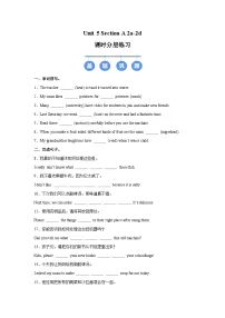 初中人教版（2024）Unit 5 What a Delicious Meal! Section A 2a-2d精品同步达标检测题