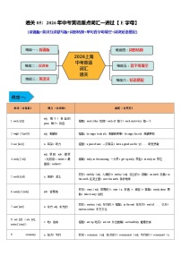 词汇通关05：重点词汇一遍过【E字母】-2026年中考英语总复习核心考点与题型突破讲练（上海专用）