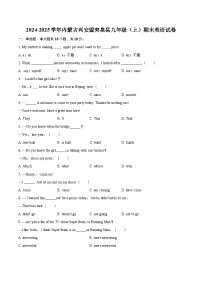 2024-2025学年内蒙古兴安盟突泉县九年级（上）期末英语试卷-自定义类型