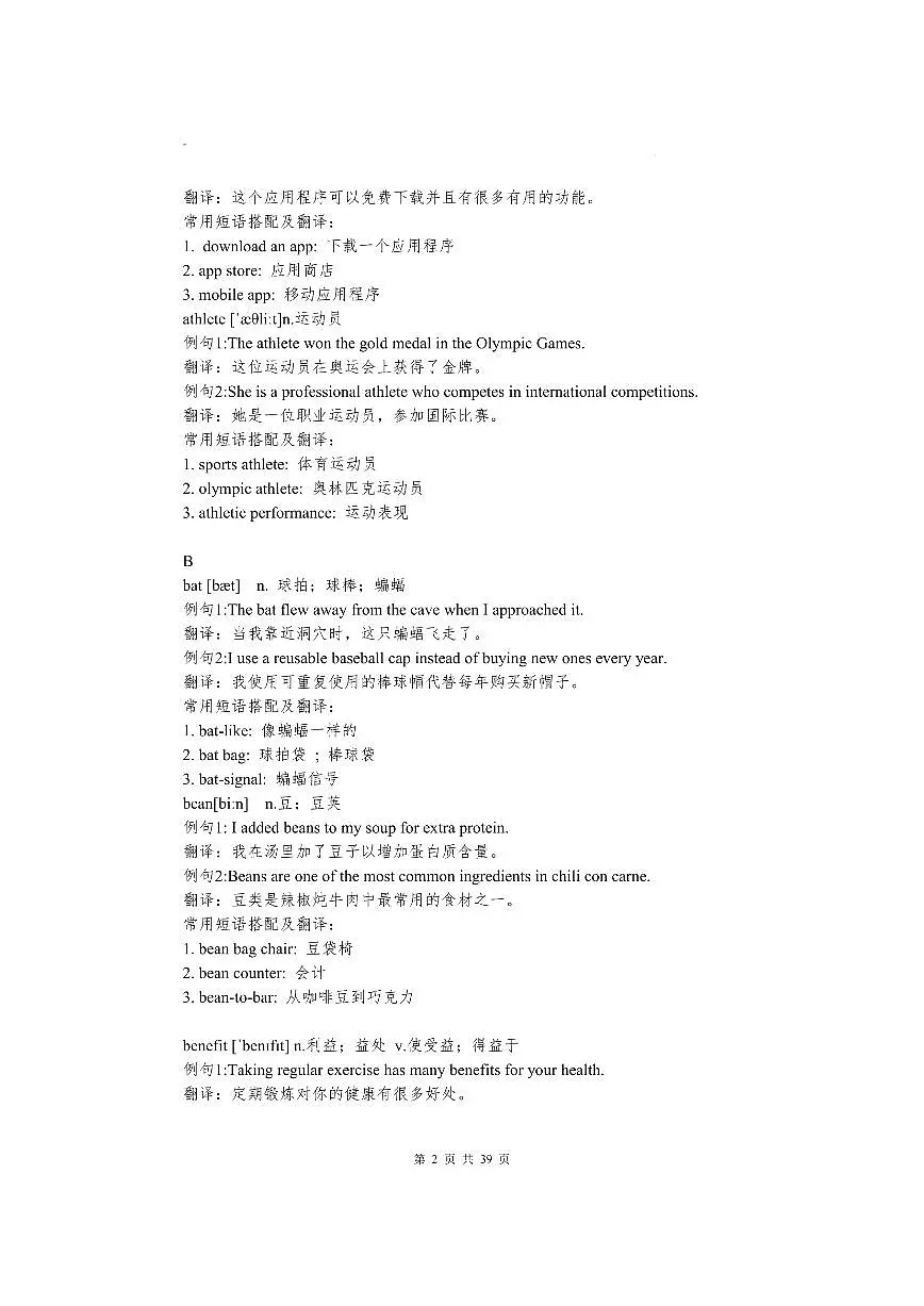 2025上海中考第一轮复习英语新增词汇知识点汇总第2页