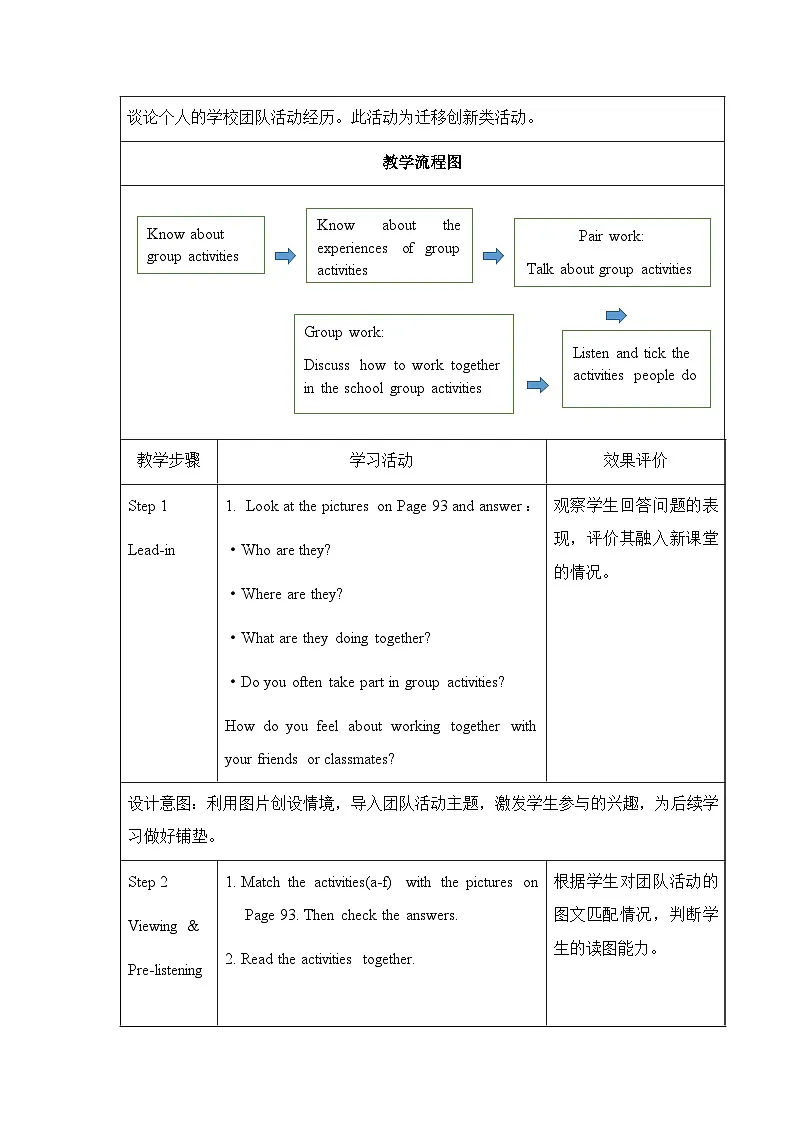 【新教材】仁爱科普版(2024)七年级下册英语Unit 12 Better Together教案(共8课时)第2页