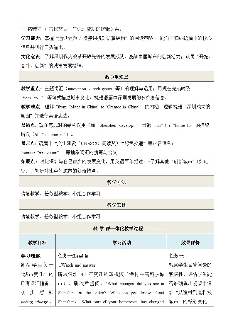 Unit 1 Reading 1 教学设计-译林版初中英语八年级下册(新教材)第2页