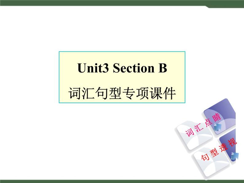 Unit3__SectionB__词汇句型专项课件01