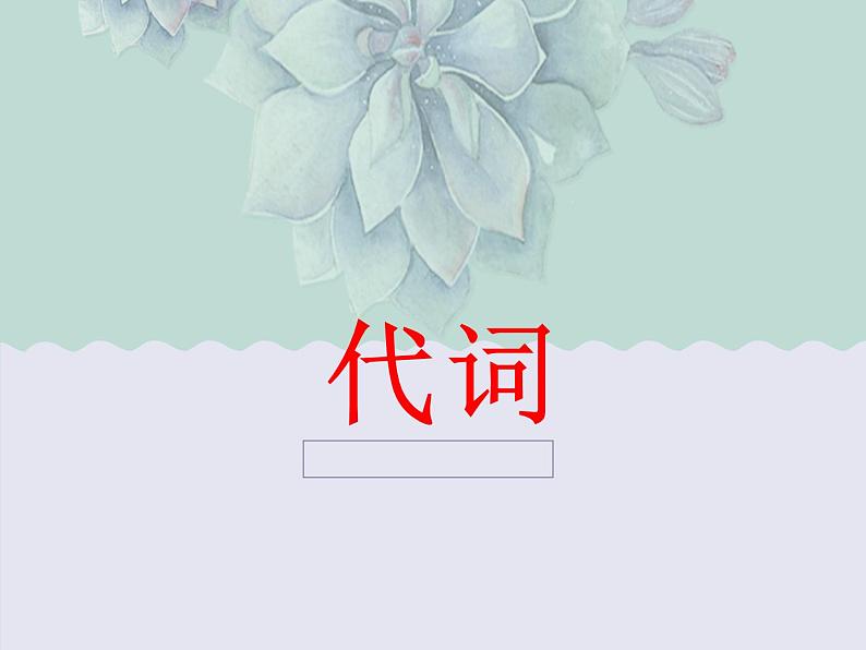 中考英语语法考点总结——代词(共30张PPT)01