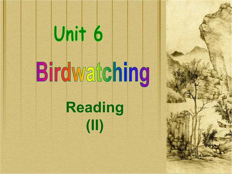 牛津译林英语八年级上册unit6Reading (II) 课件第1页