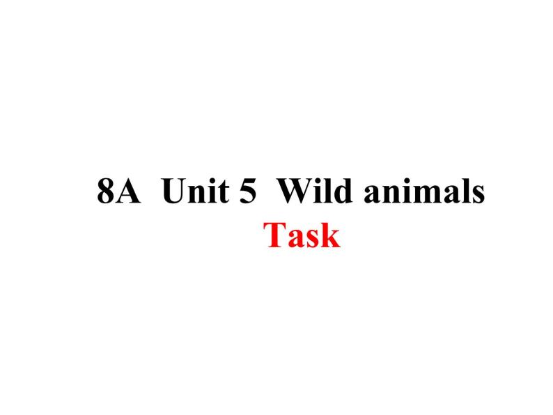 牛津译林英语八年级上册 unit5 Task 课件01