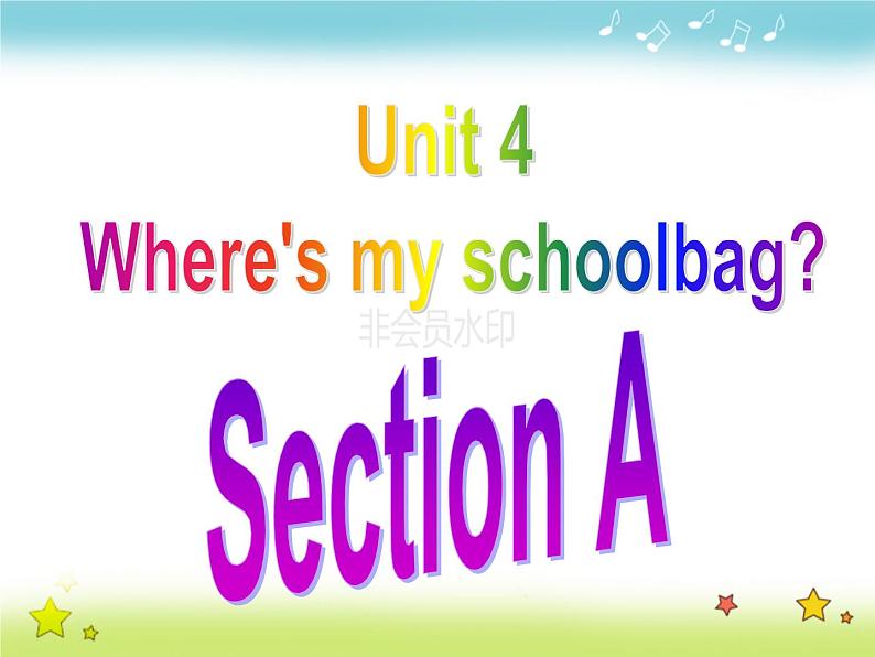 人教版新目标Go For It 英语七年级上册Unit 4 Where 's my schoolbag?Section A 1a-Grammar课件(PPT41张)第1页
