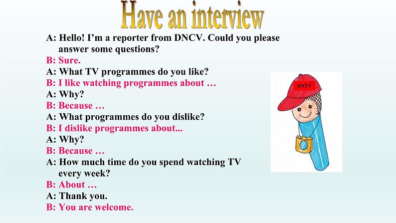 牛津译林版英语九年级上册:Unit 6 TV programmes. Integrated skills 课件(共14张PPT)第6页