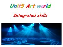 初中英语牛津译林版九年级上册Unit 5 Art world背景图ppt课件