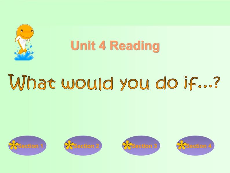 人教版新目标英语九年级 Unit 4 What would you do  单元 reading 课件01