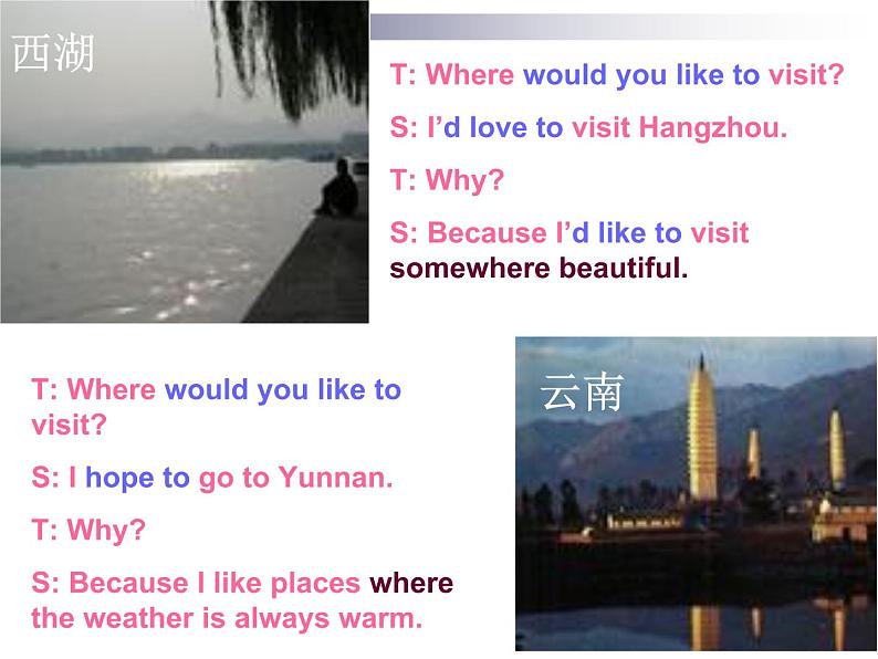 人教版新目标英语九年级 Unit 7 Where would you like to visist 一单元 课件04