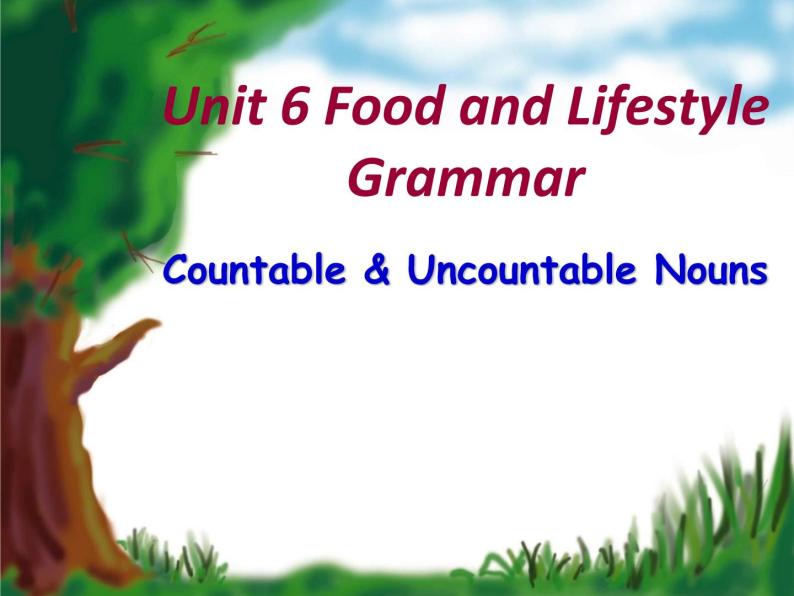 译林牛津版英语（七年级上册） Unit 6 Food and lifestyle Grammar教学课件 (共24张PPT)01
