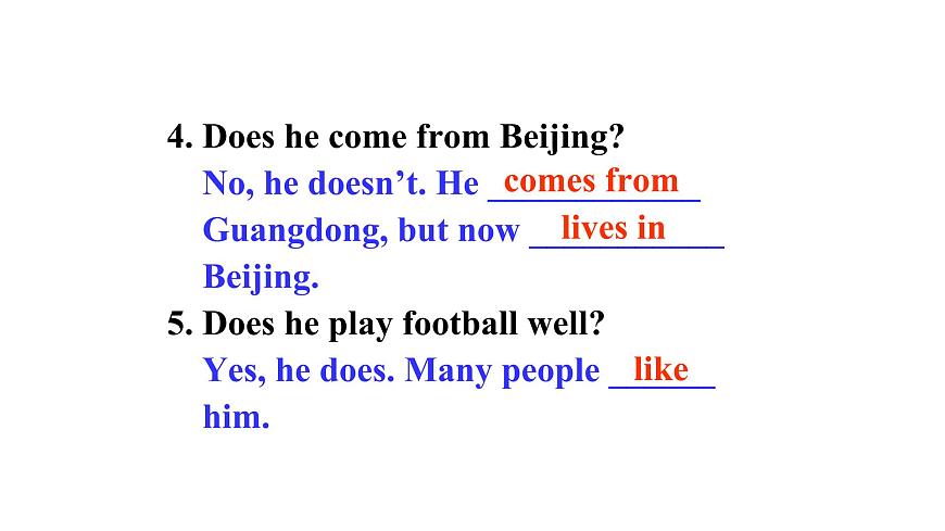 牛津譯林版七年級(jí)英語(yǔ)上冊(cè)：Unit 2 Let 's play sports !  （共61張PPT）第4頁(yè)