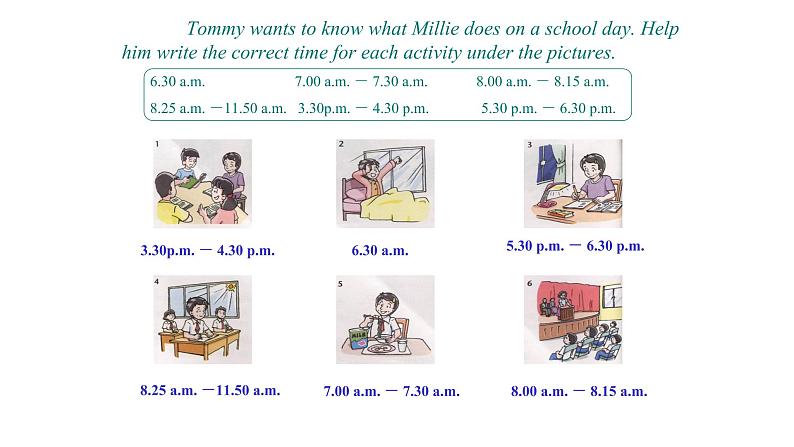 牛津译林版七年级英语上册:Unit 4 My day.Reading 课件(共45张PPT)06