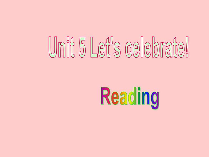牛津译林版英语七年级上册 Unit5 Reading (共27张PPT)第1页