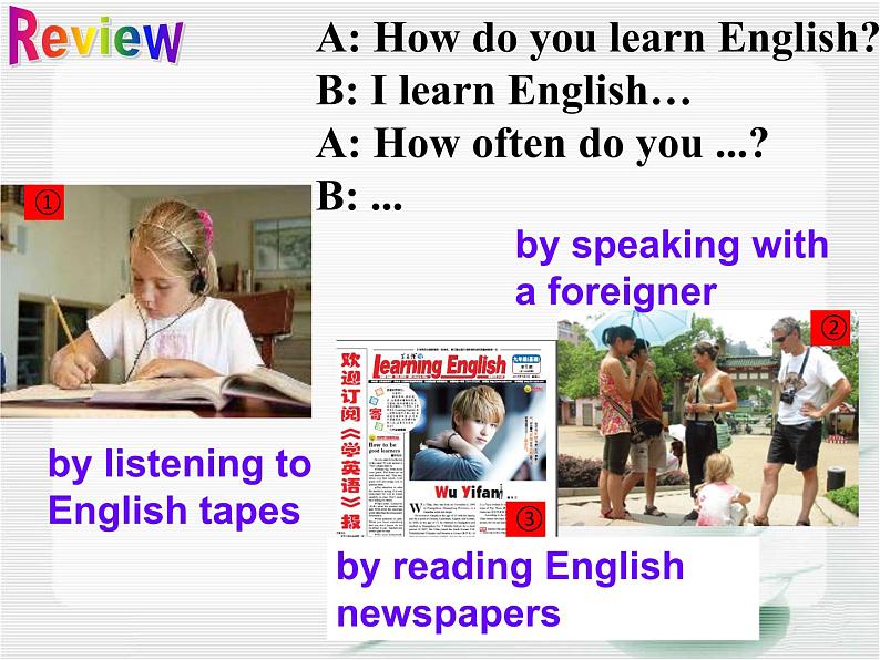 Unit1 SectionA Grammar focus第3页