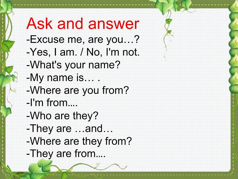 仁爱版七年级英语上Unit 1 Topic 2 Where are you from? Section B 课件第2页