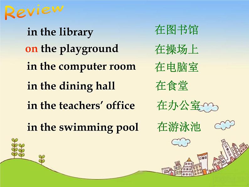 仁爱版七年级英语下册 Unit 5 Topic 2 A few students are running around the playground Section C 课件02